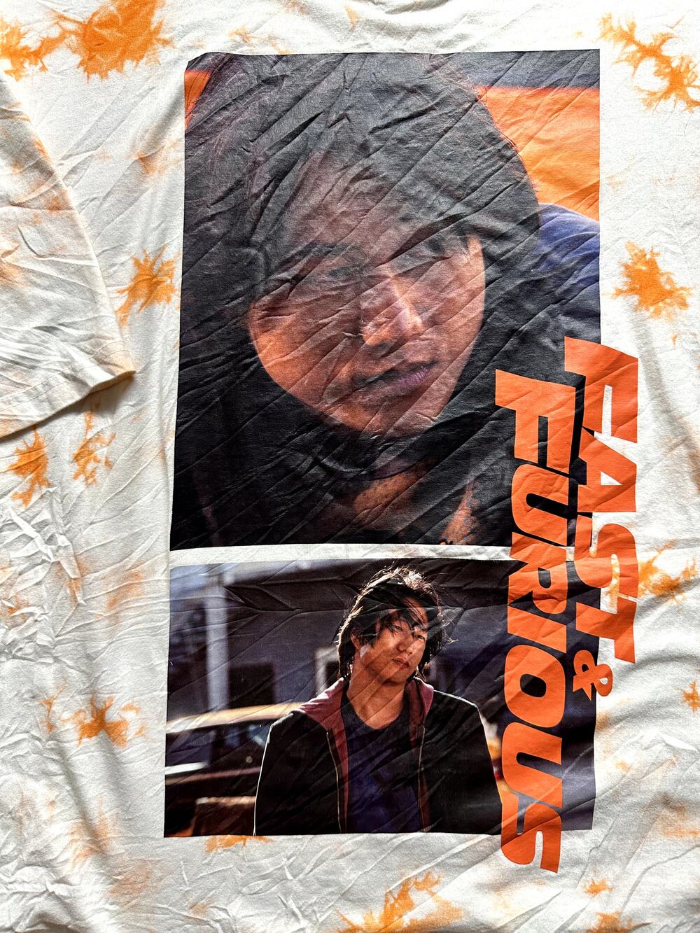 Fast & Furious "Han" Orange Tie Dye L